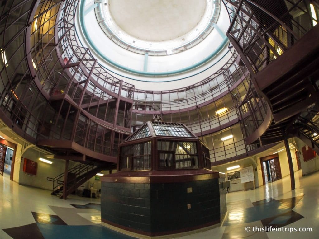 The interior of the Kingston Penitentiary