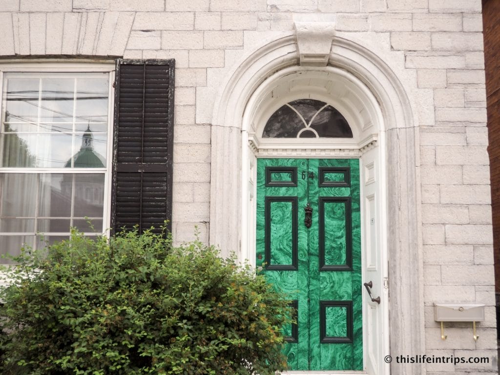 a blend of modern and vintage style in a building in Kingston, Ontario