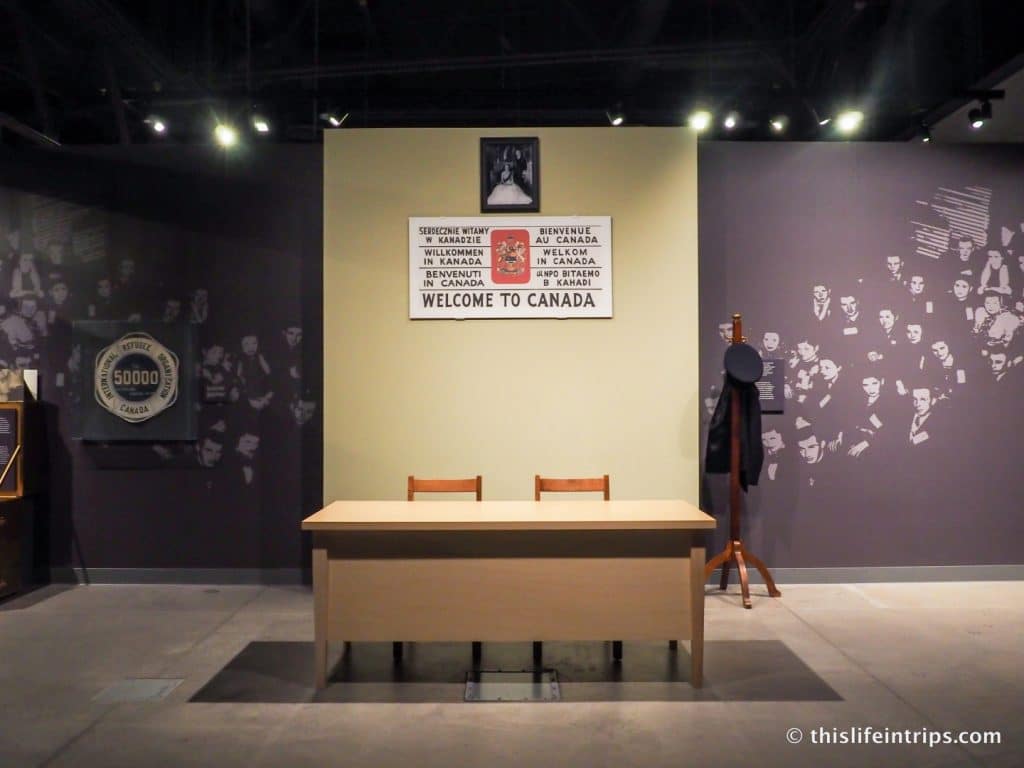 Canadian history exhibit in Halifax