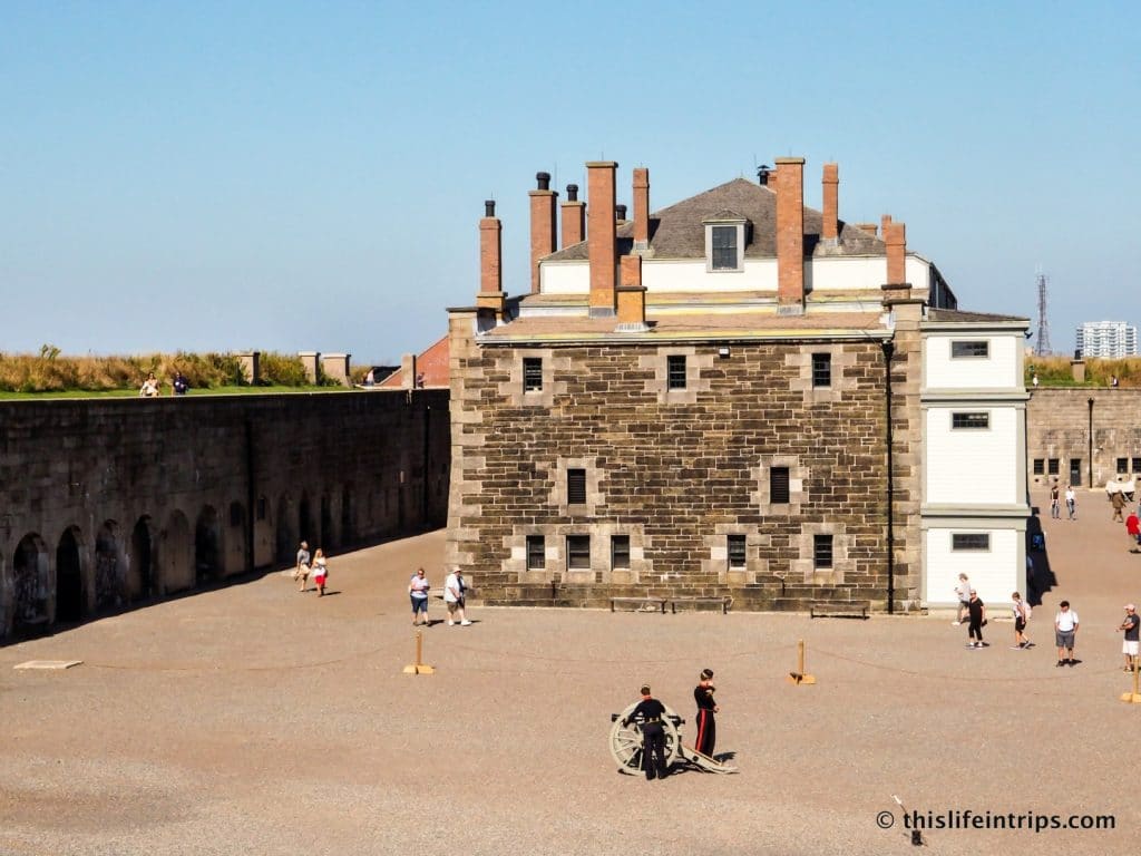 Historical fort in downtown Halifax