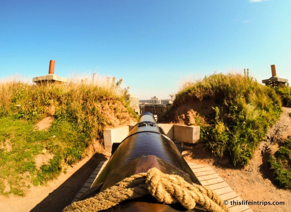 Historical defense structure in Halifax