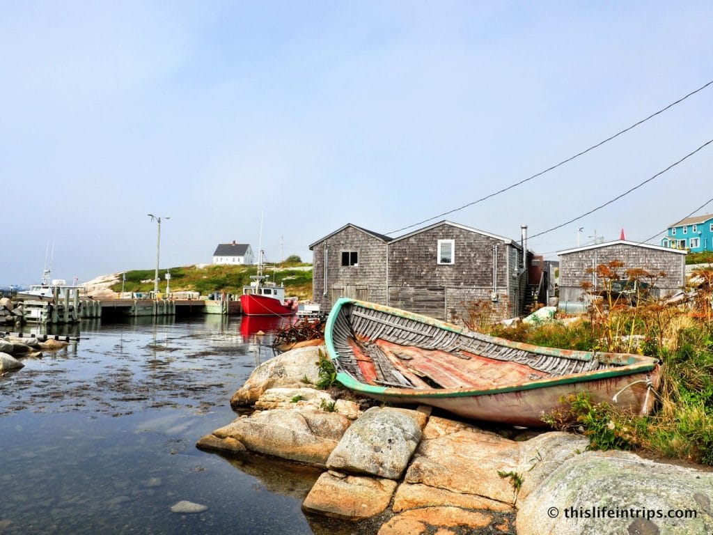 Rocky coastline of Peggy's Cove