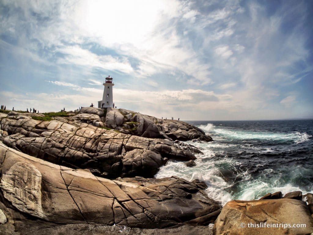 Peggy's Cove lighthouse in Halifax