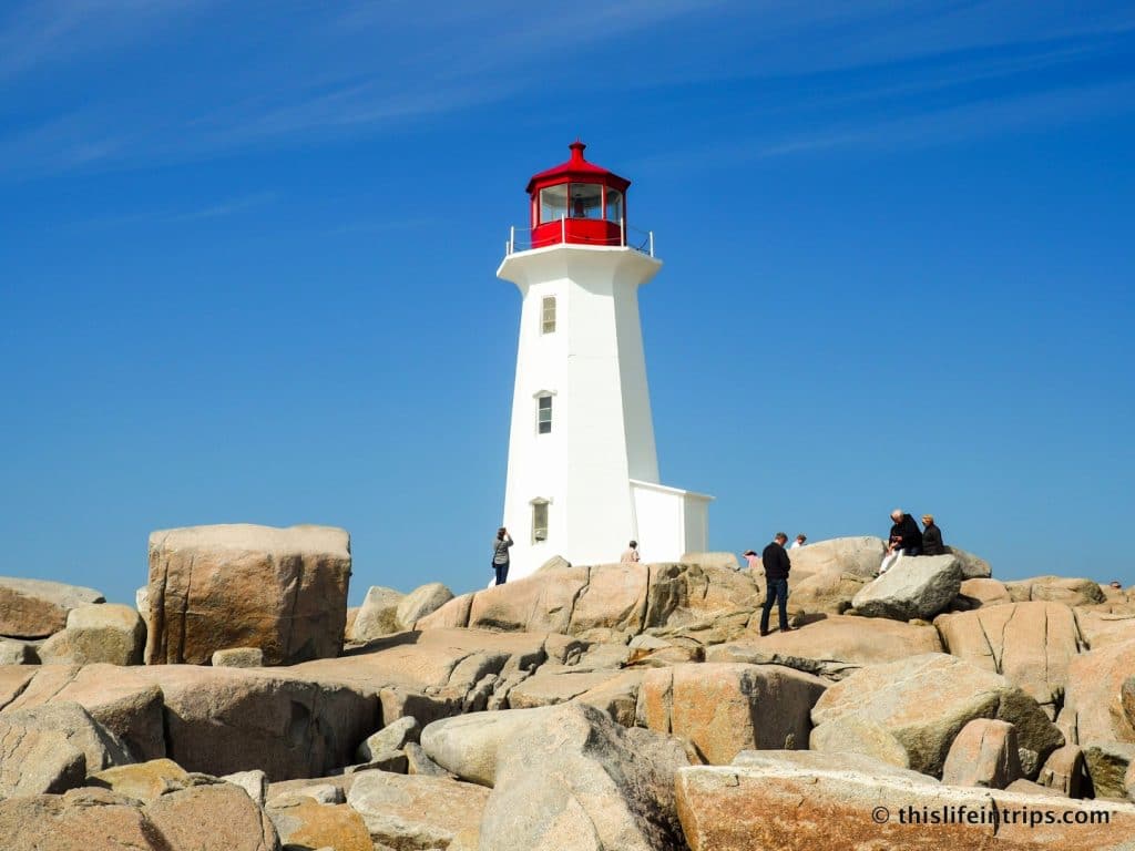 Iconic landmark Peggy's Cove, Nova Scotia