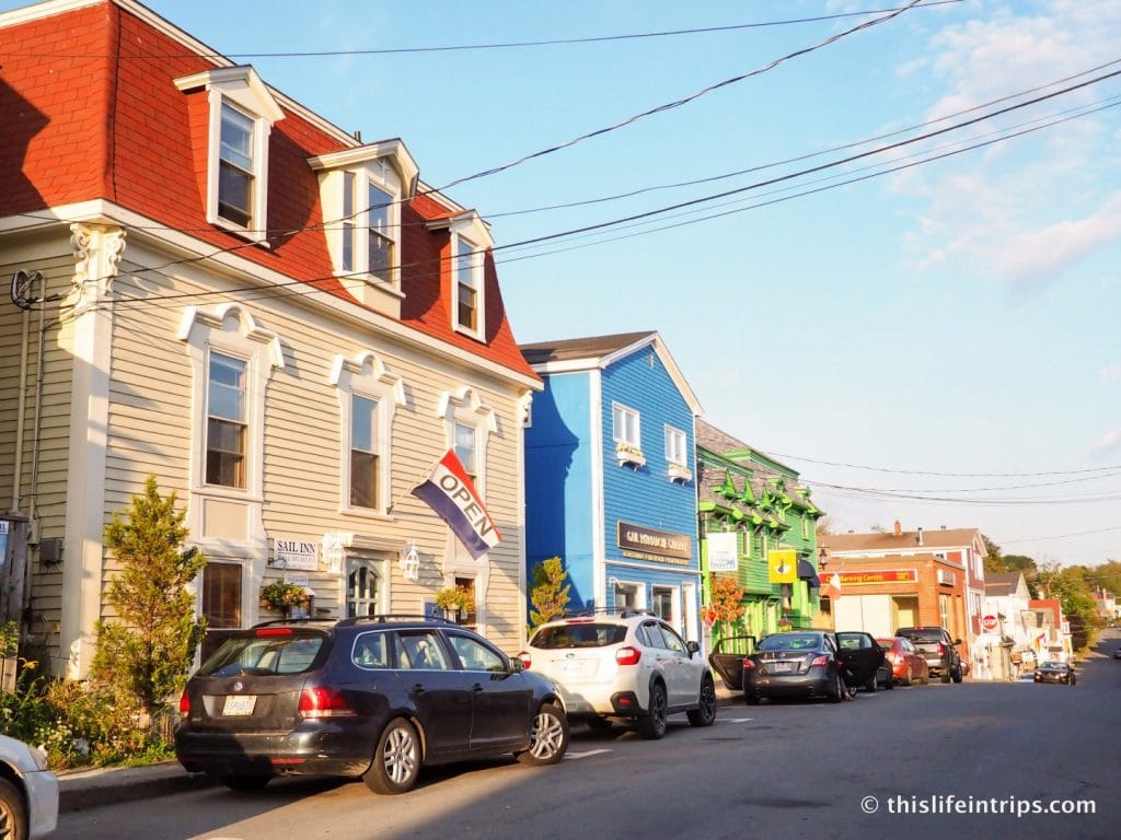 Quaint streets of Lunenburg, Nova Scotia