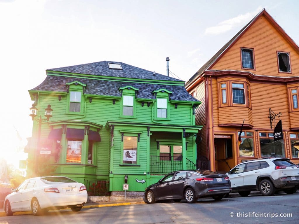 Colorful buildings in Lunenburg