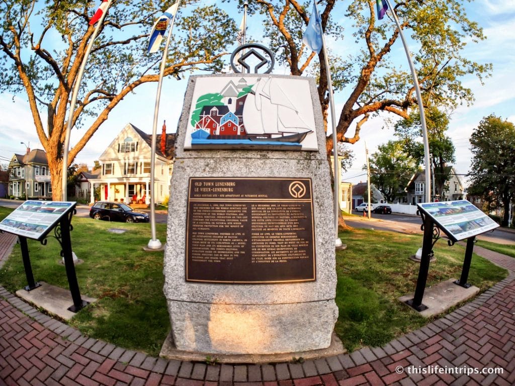 Historic town Lunenburg in Halifax