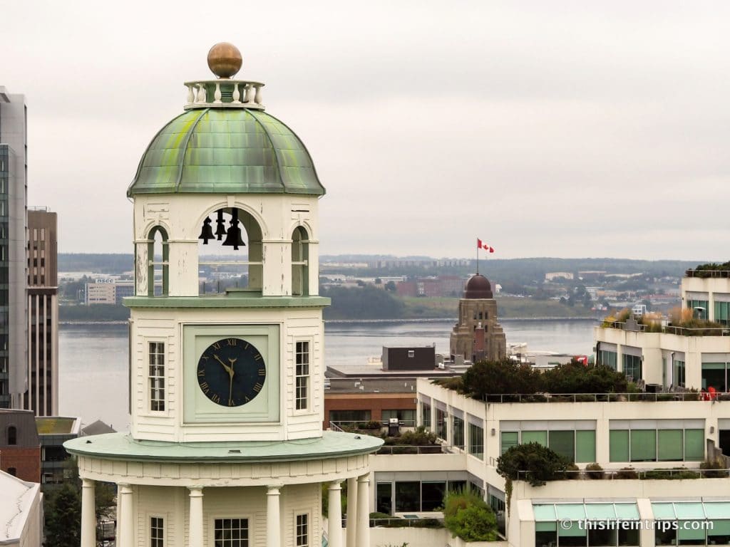 Fortress overlooking Halifax Harbor