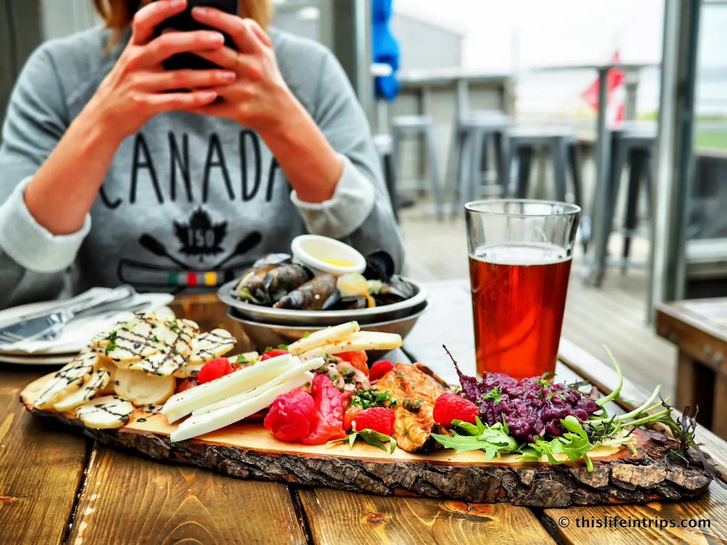 Blue Mussel Café seafood charcuterie board