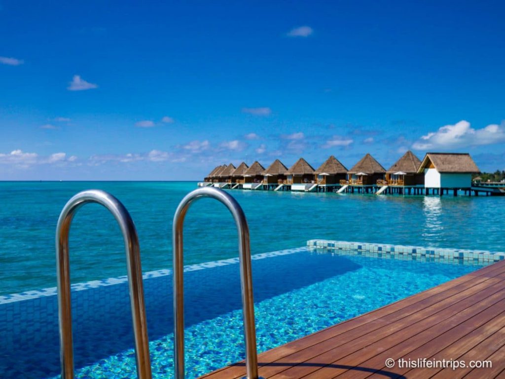 Overviewing neighboring resort
