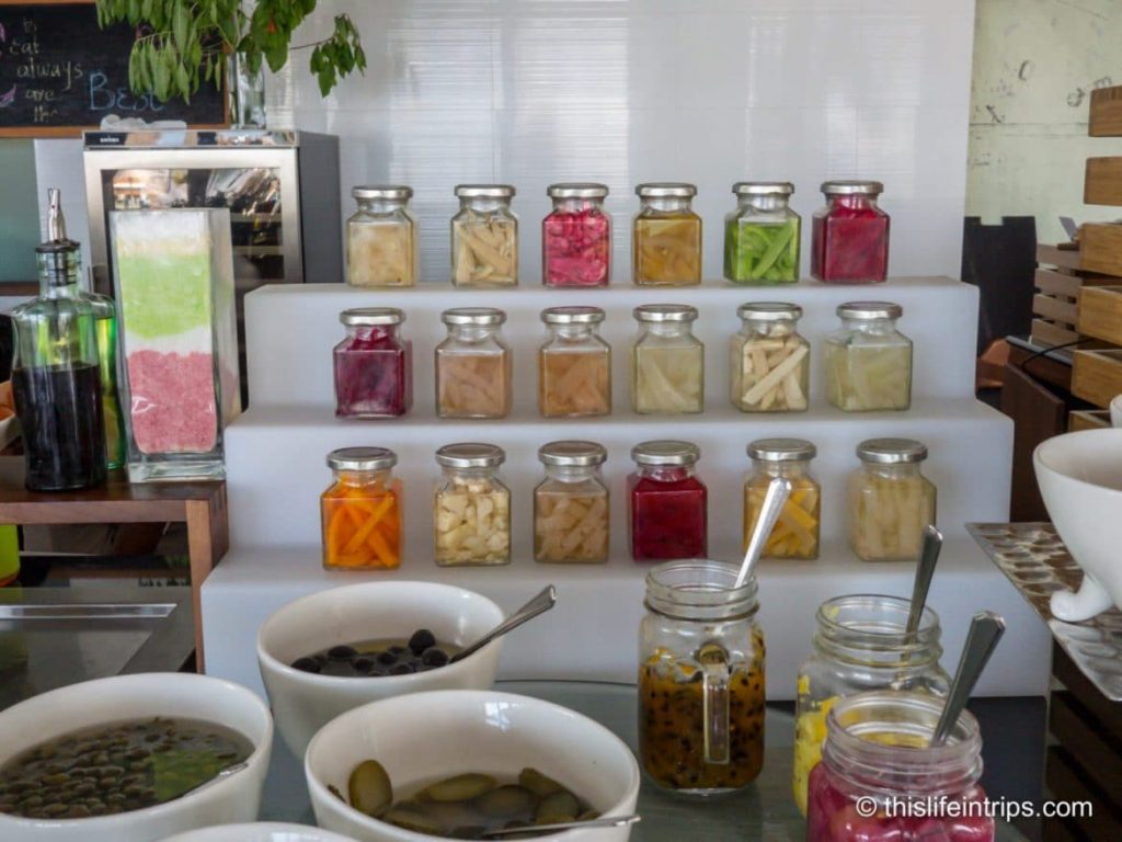 Dessert bar at Mercure Maldives Kooddoo Resort