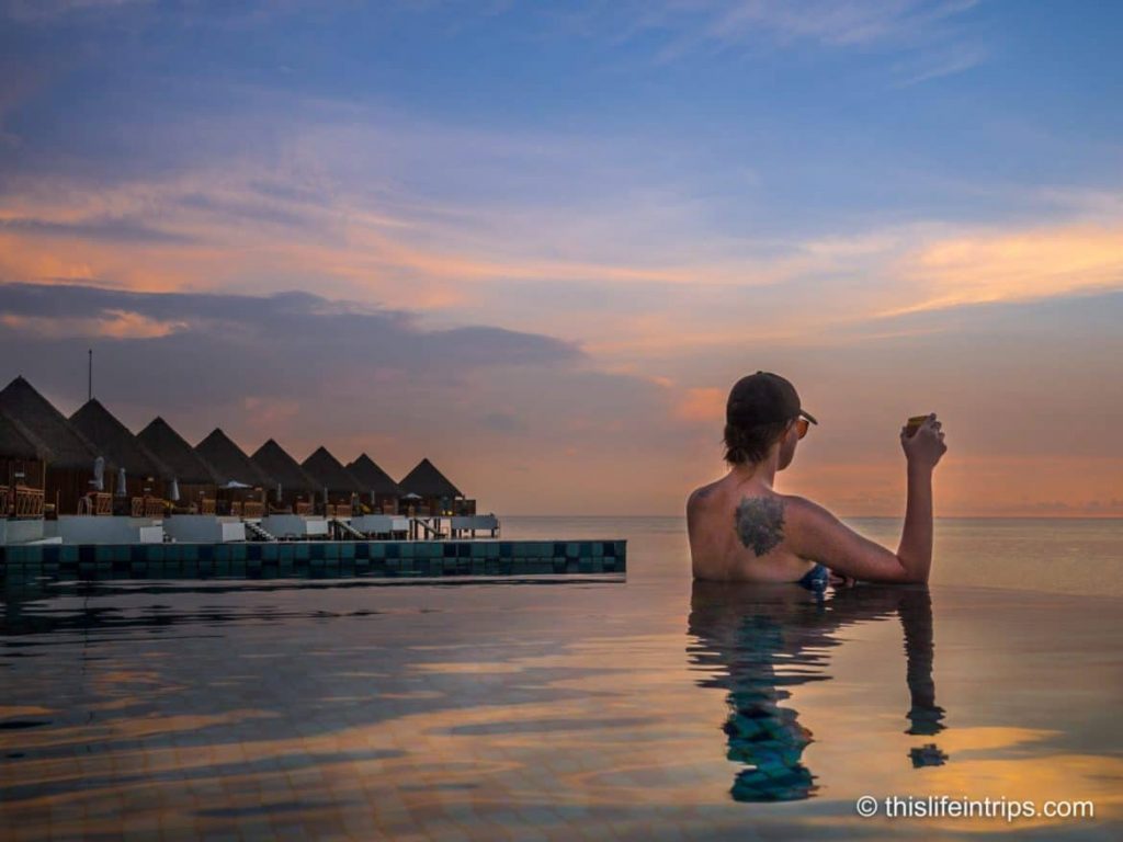 Beautiful infinity pool