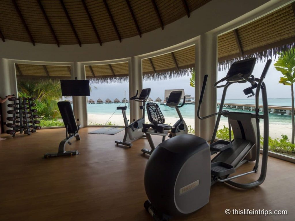 Gym at Mercure Maldives Kooddoo Resort