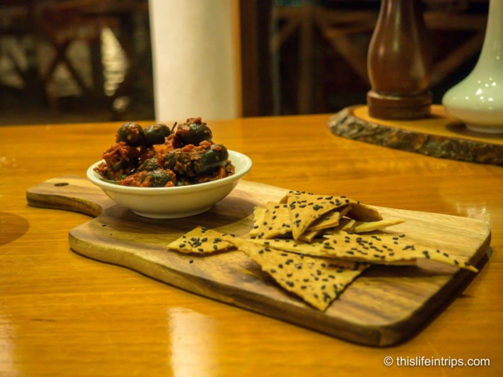 the diverse menu offerings at Mercure Maldives Kooddoo Resort