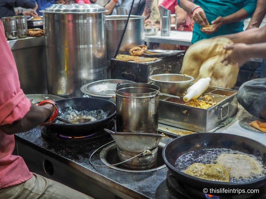 Tasting the authentic flavors of Delhi's local cuisine with our guided tour.