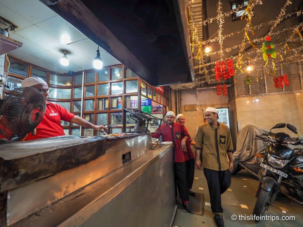 Indulging in the tantalizing aroma of kebabs and curry on Delhi's streets.