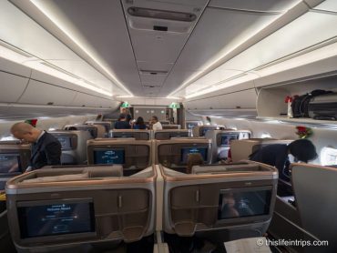 Singapore Airlines Business Class Review | A350-900 SIN to SFO