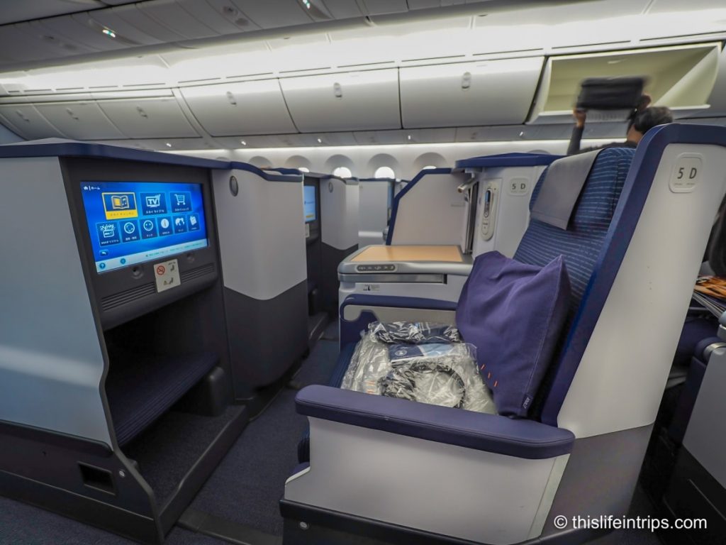 Review: ANA 787-9 Business Class - Vancouver to Tokyo - Seat