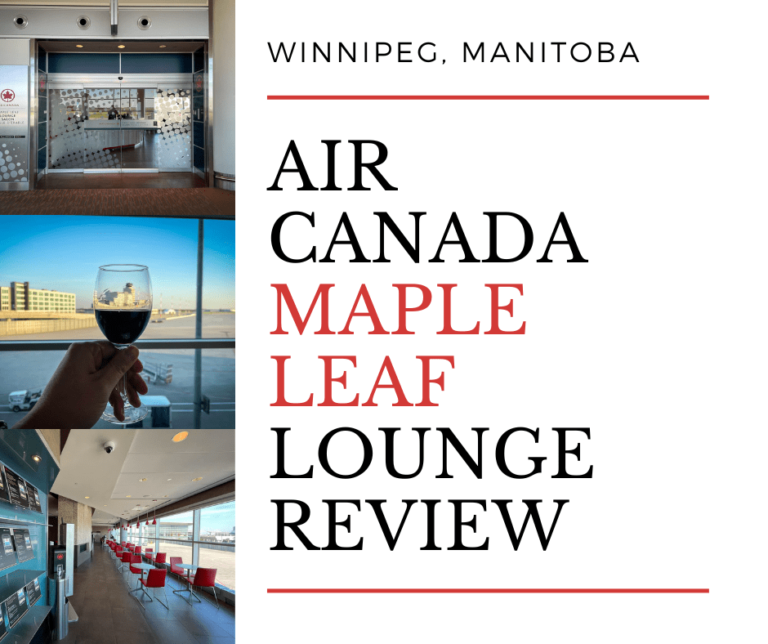 Air Canada Winnipeg Maple Leaf Lounge Review YWG [2024]
