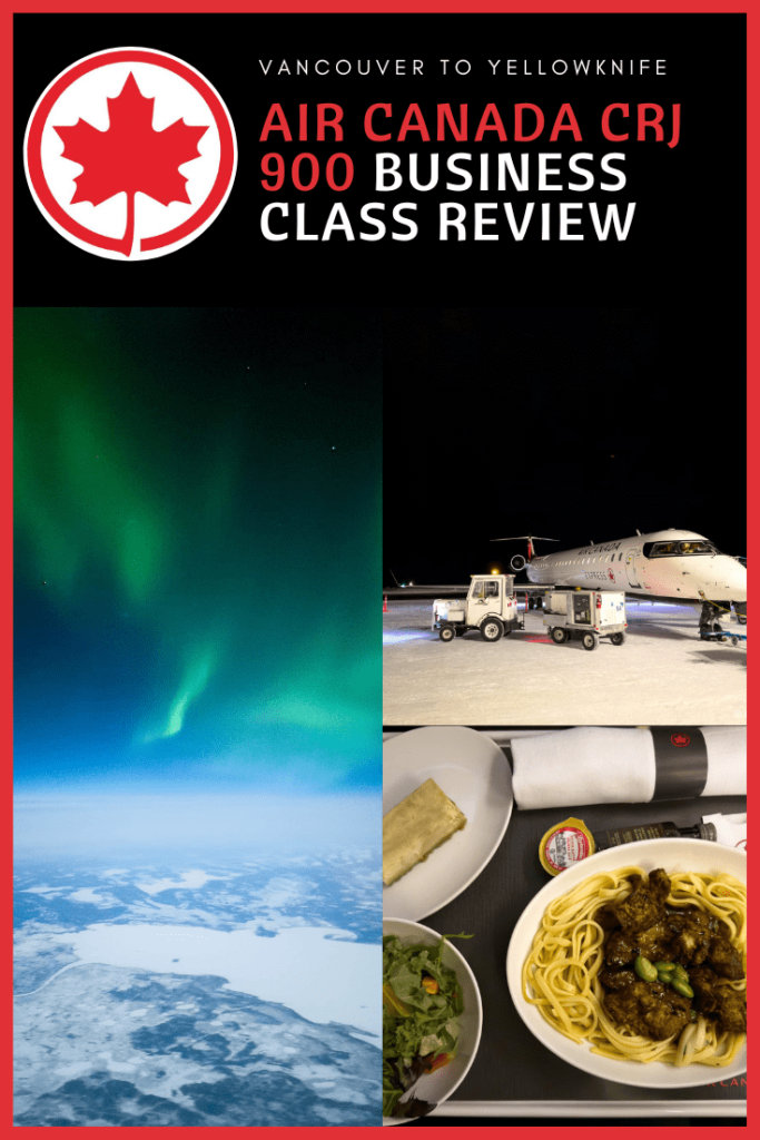 Air Canada CRJ 900 Business Class Review pinterest image