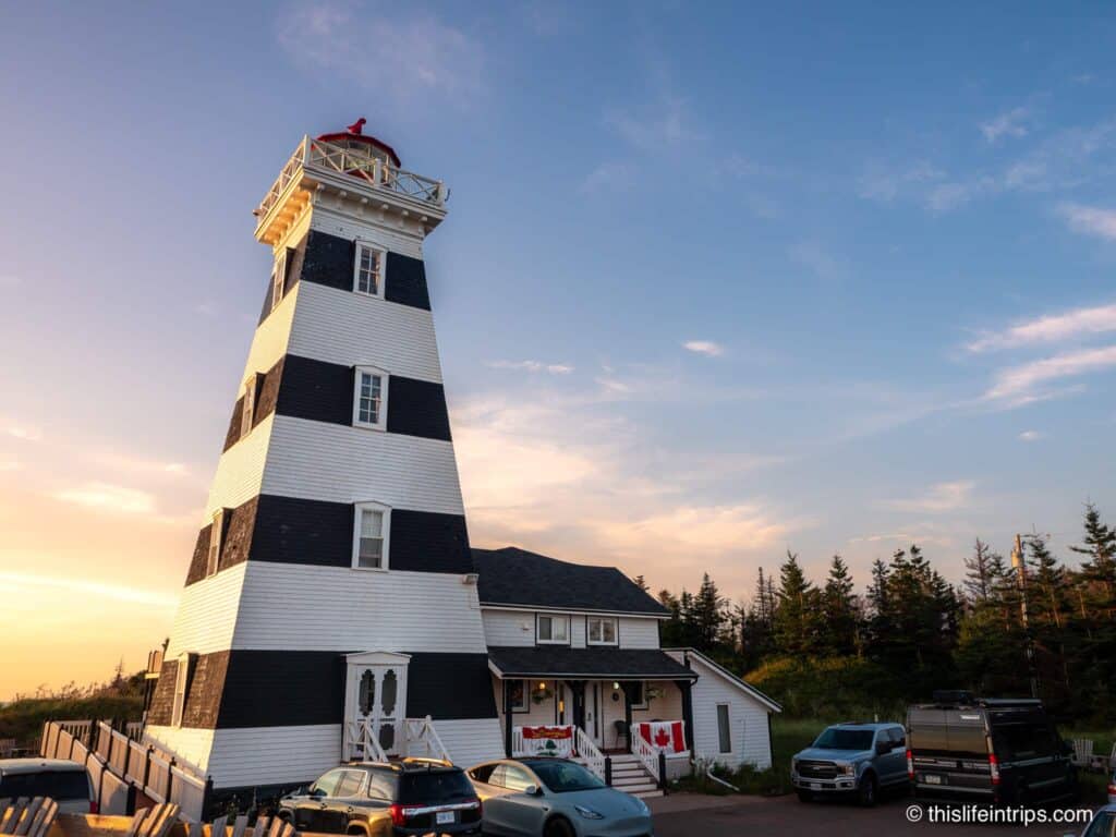 Sunset at the West Point Lighthouse