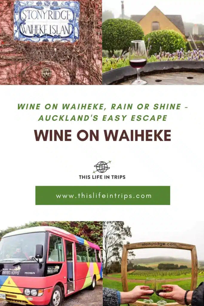 Wine tour on Waiheke Island