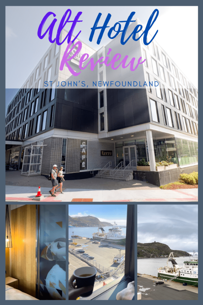 St John's Alt Hotel review Pinterest image