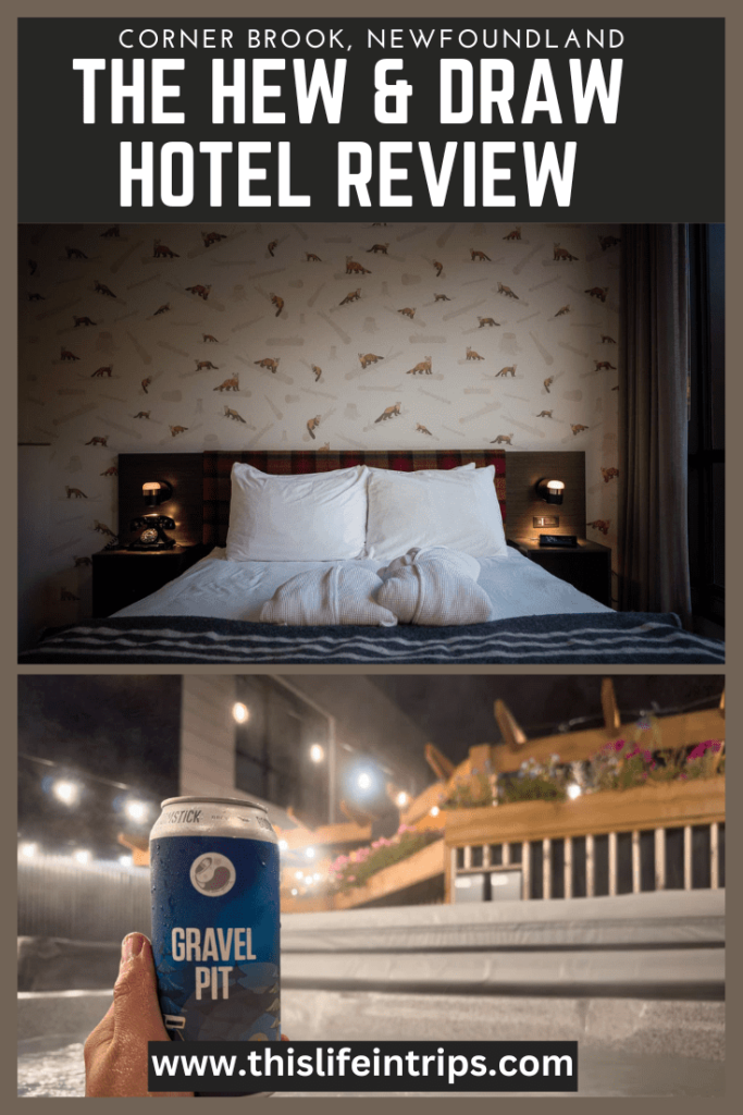 The Hew and Draw Hotel Review Pinterest image