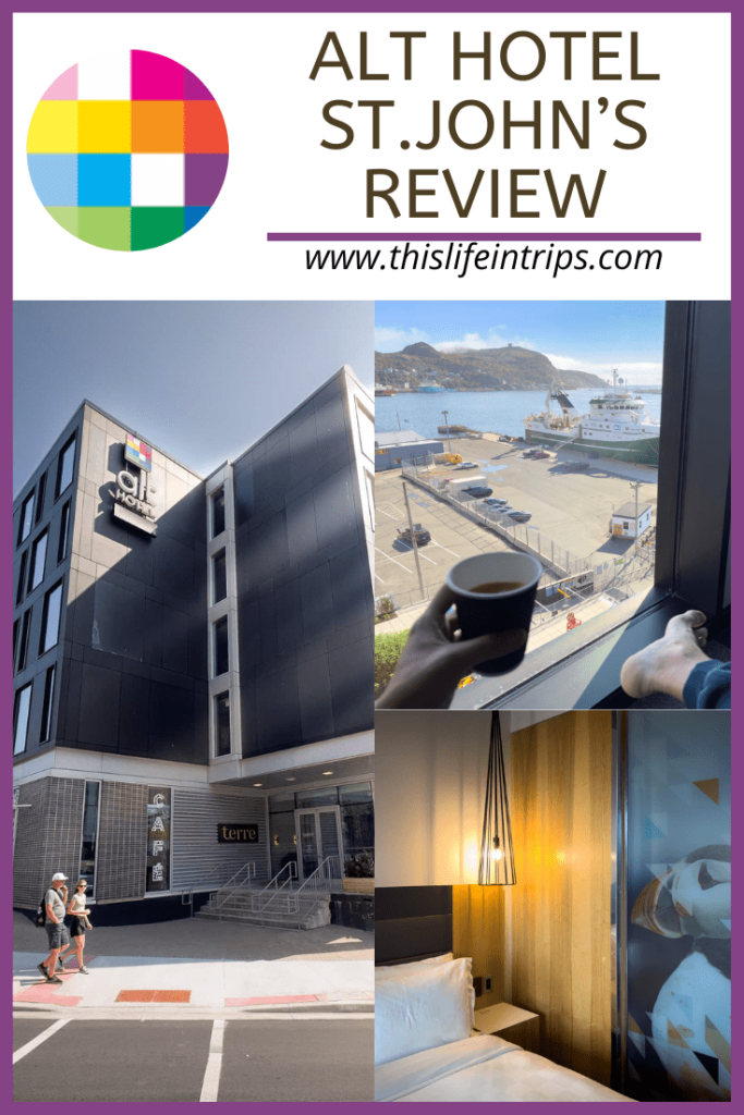 St John's Alt Hotel review pinterest image