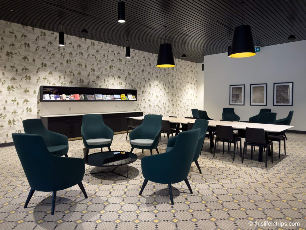 lobby at the Hew and Draw Hotel in Corner Brook Newfoundland