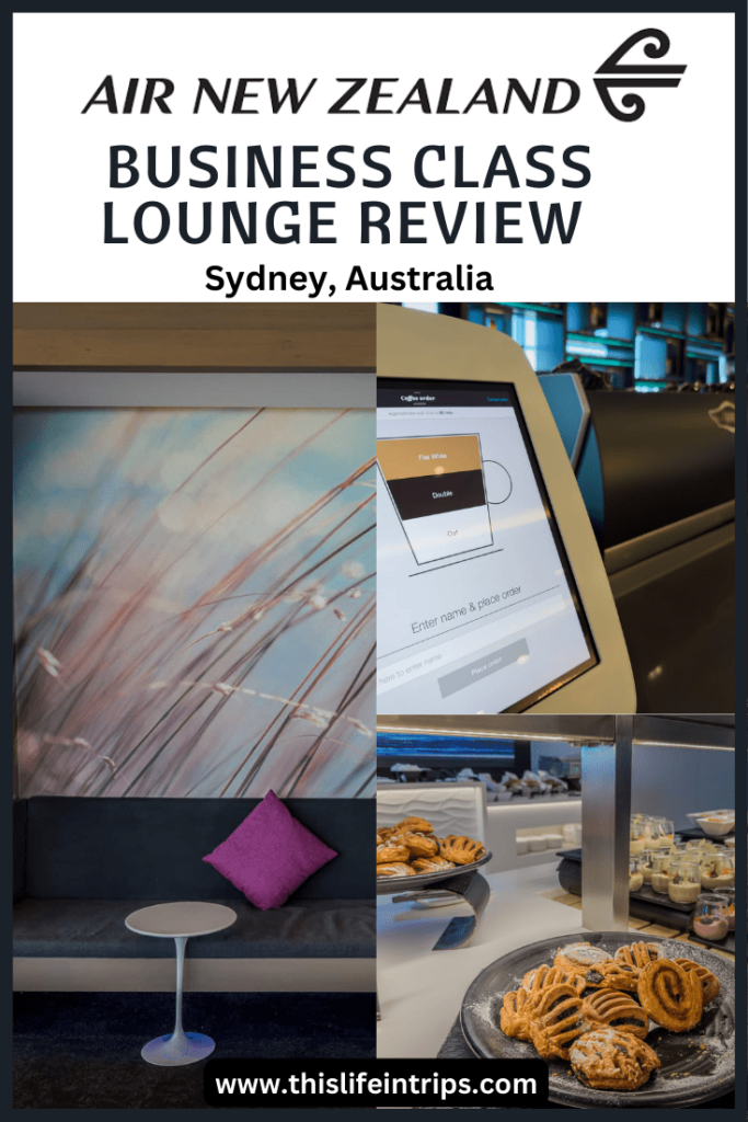Air New Zealand Lounge Sydney review Pinterest interest