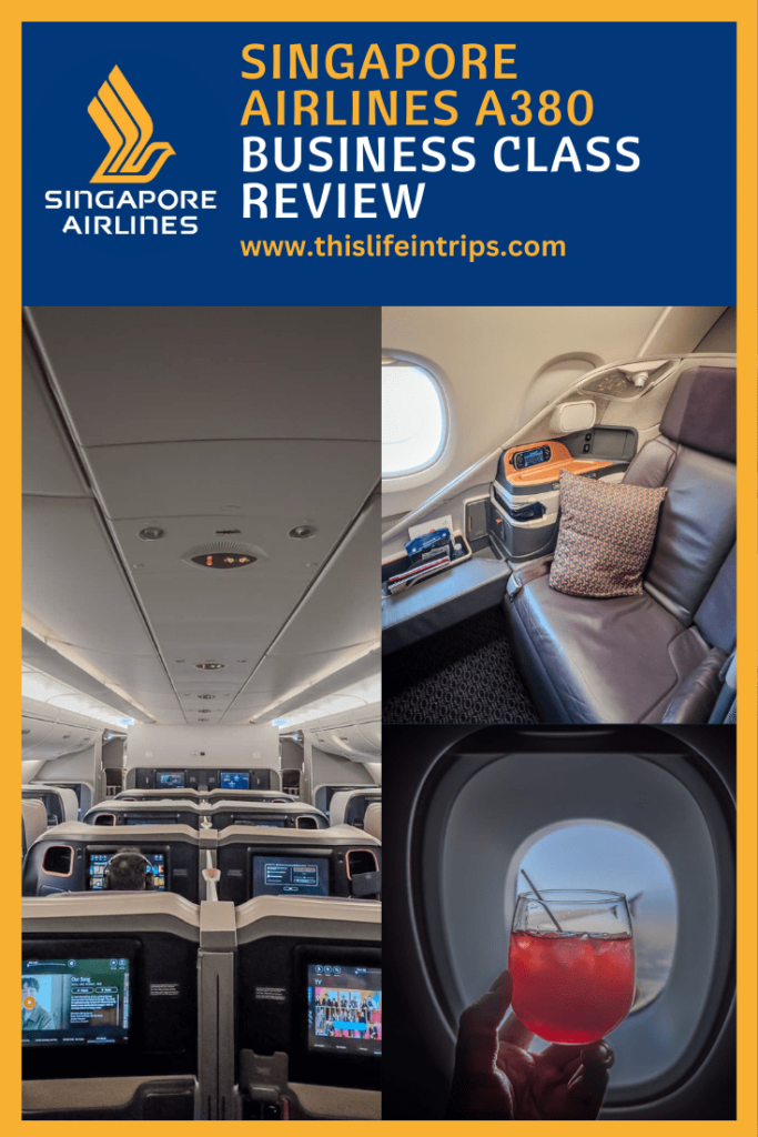 a380 Singapore Airlines Business Class Pinterest image