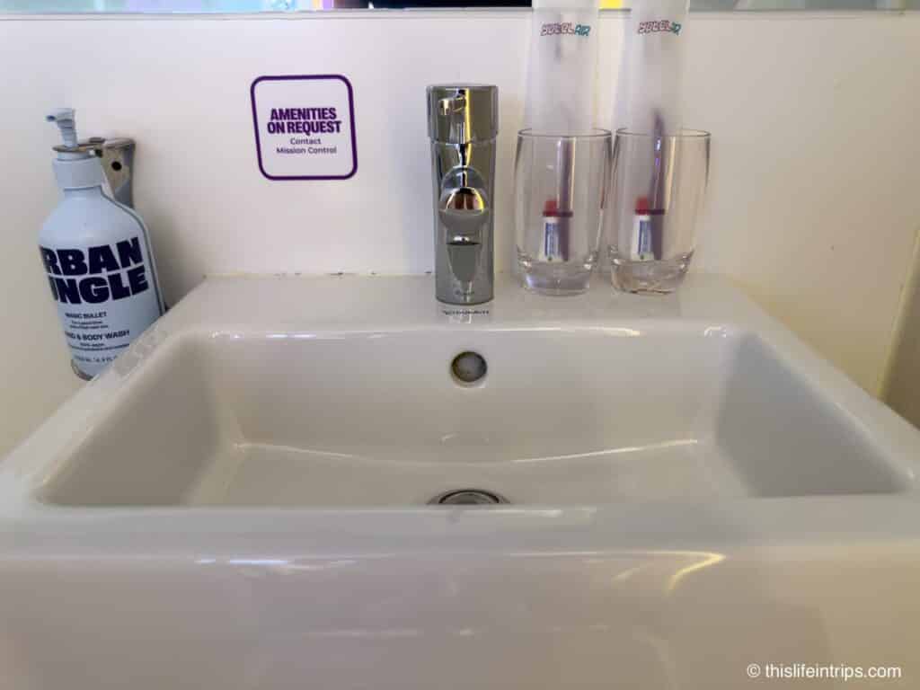 Yotel Singapore Changi bathroom sink