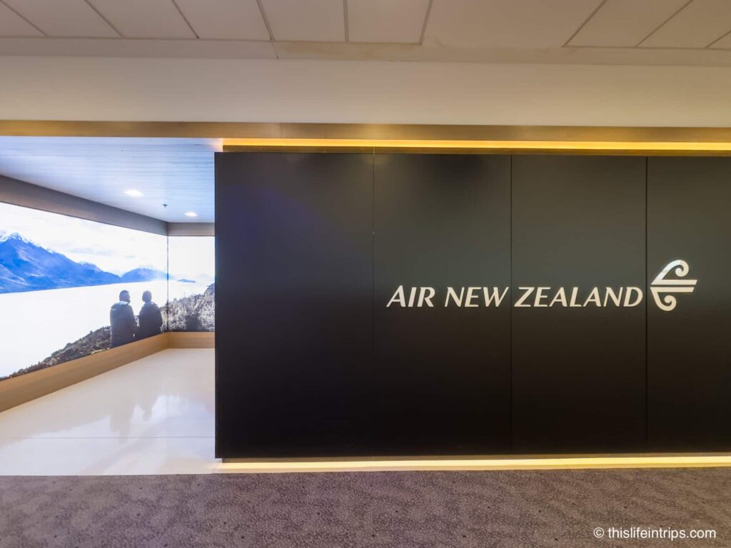 Air New Zealand Lounge Sydney entrance