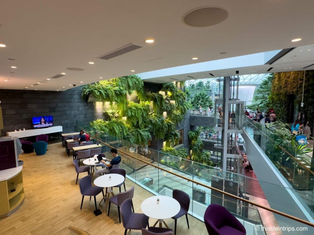 Yotel Singapore Changi breakfast area