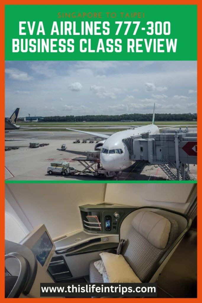 Eva air Boeing 777 300er business class Pinterest image