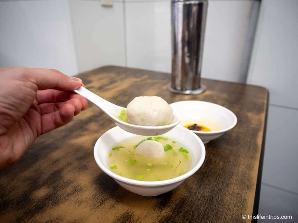 Fish ball soup - What to eat in Taipei