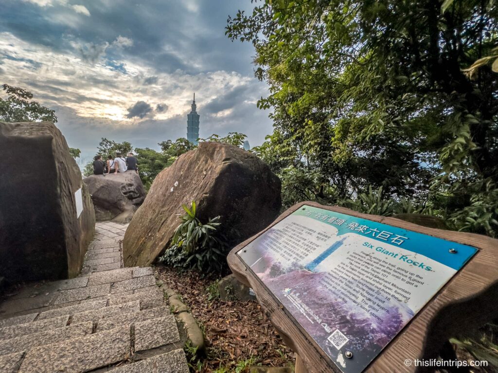 Signage on Elephant Mountain hike