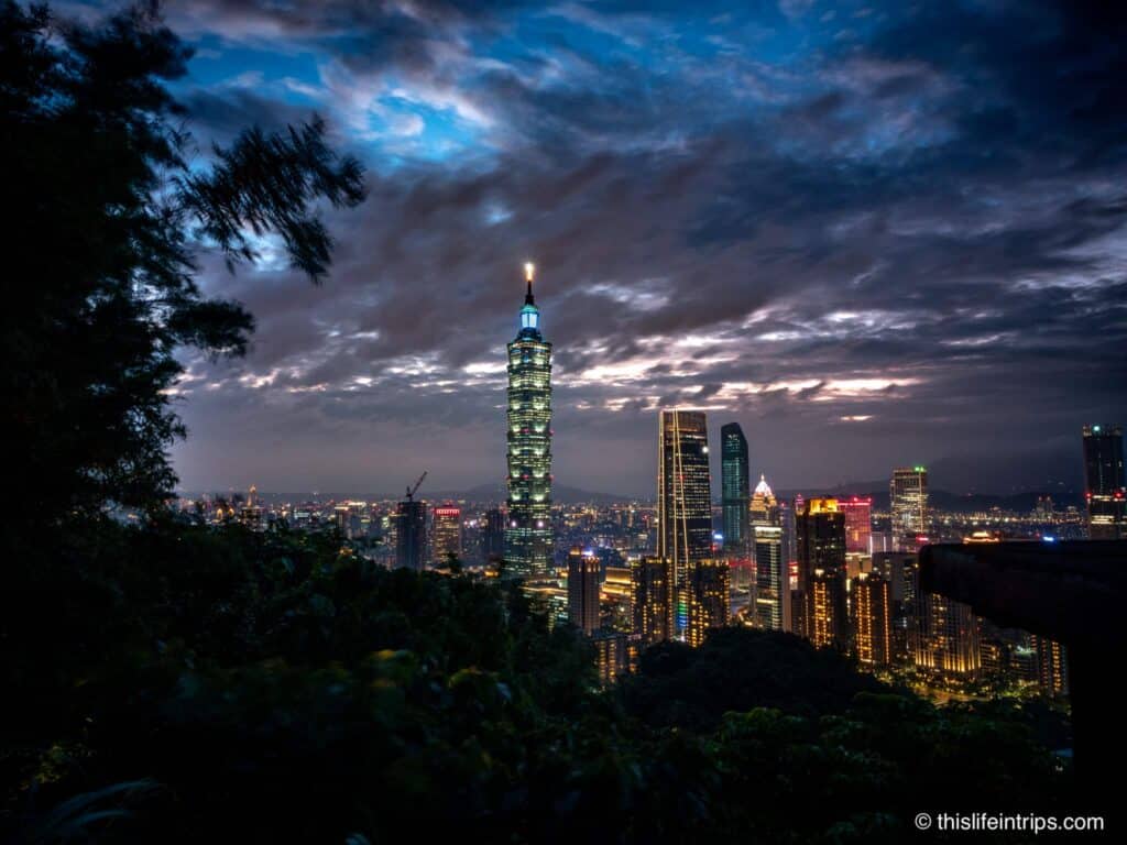 Taipei Skyline at night