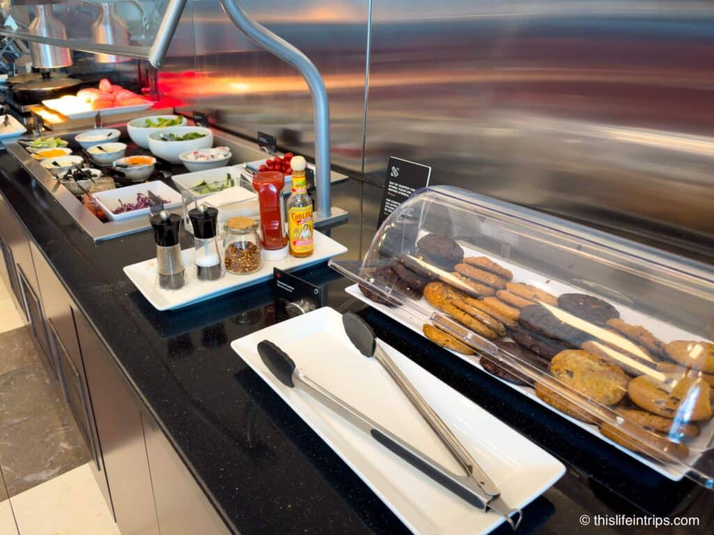 cookies at the Air Canada YHZ Lounge
