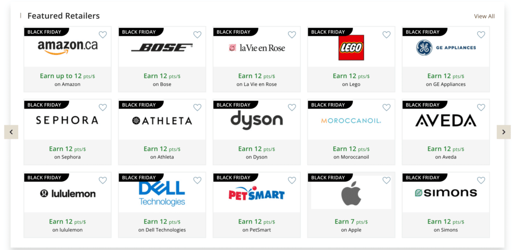 Aeroplan eStore promotions