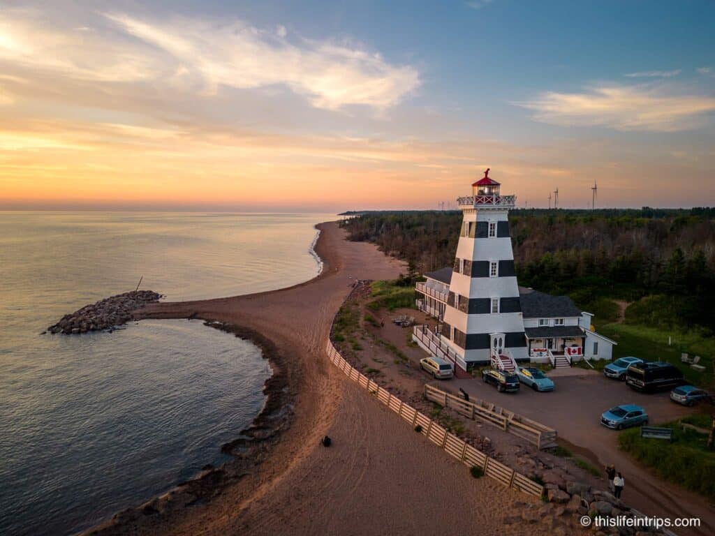 Sunset at the West Point Lighthouse PEI