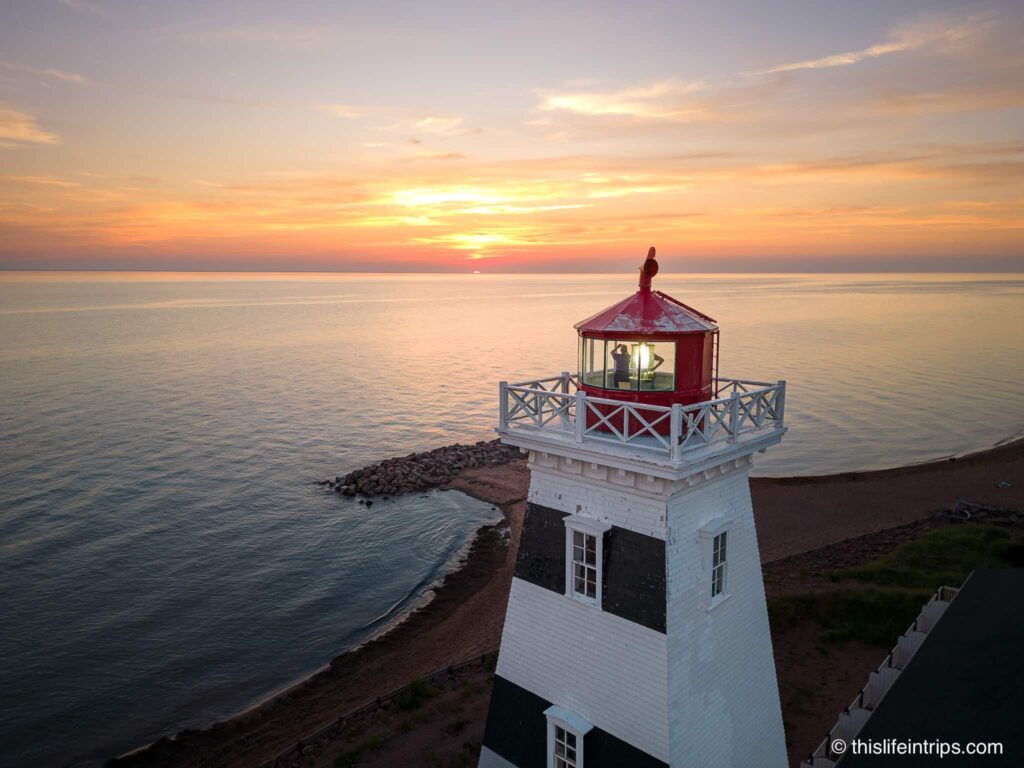 Sunset at the West Point Lighthouse PEI