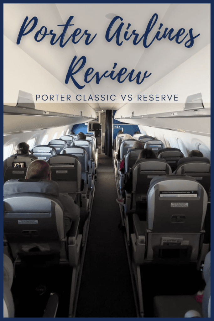 Porter Airliners review pinterest image