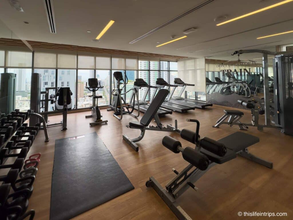 Gym at Staybridge Suites Bangkok Thonglor