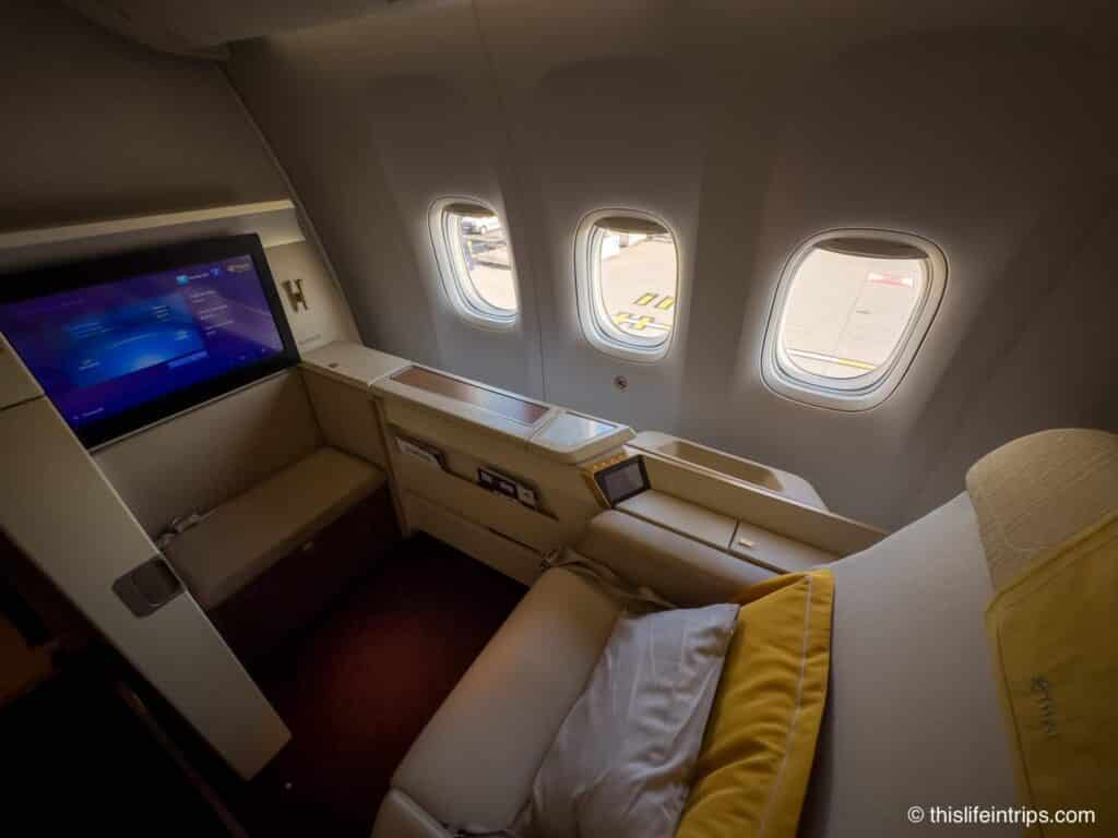 Thai Airways 777-300er first class seat