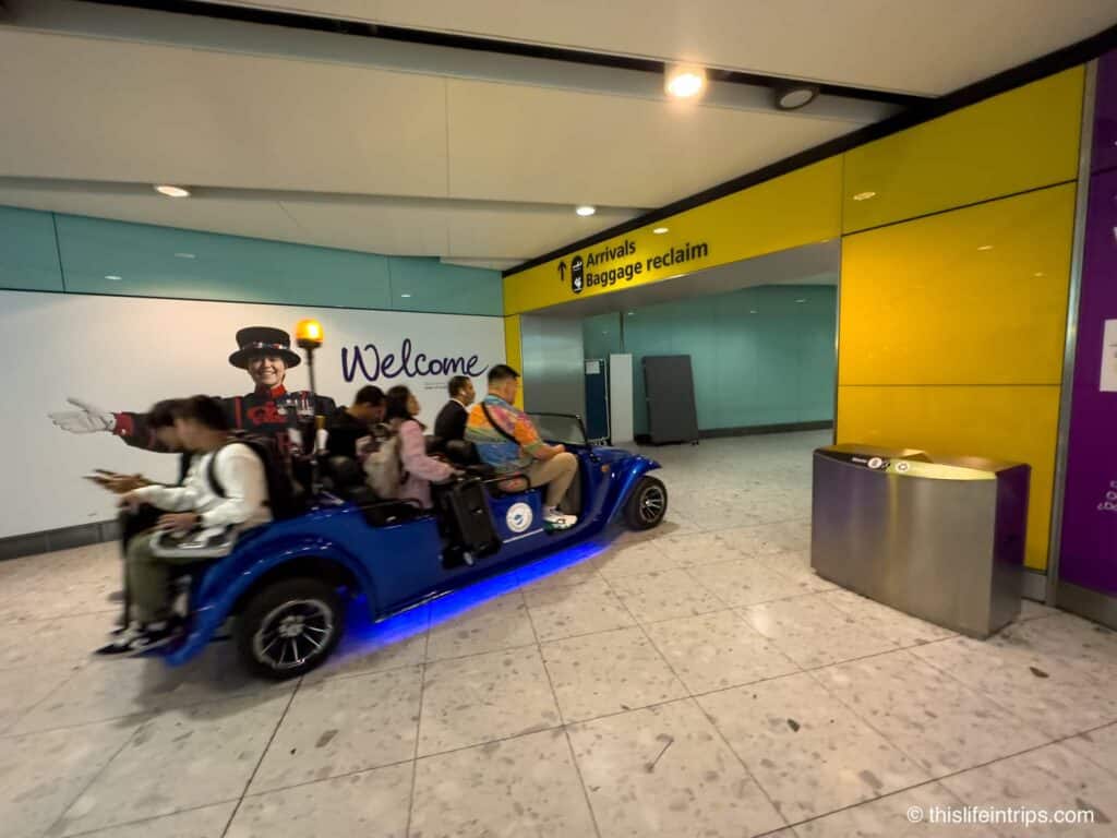 Shuttle service at LHR airport