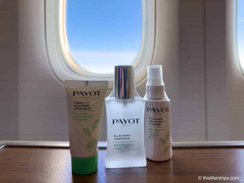 Thai Airways first amenities