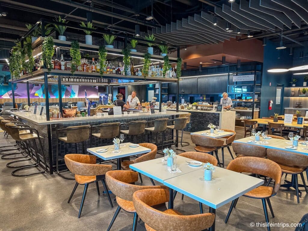 Inside the Air Canada Aspire Lounge at YTZ