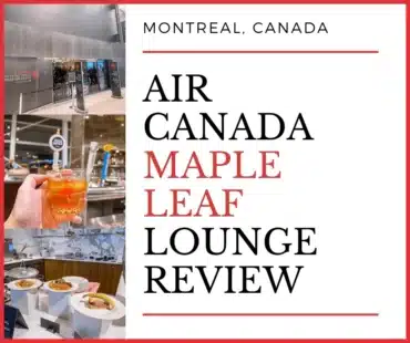 Montreal Maple Leaf lounge review cover image